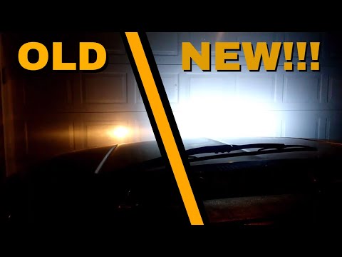 Upgrade your headlights on the cheap! I've upgraded my Chevy pickup truck with LED headlights!