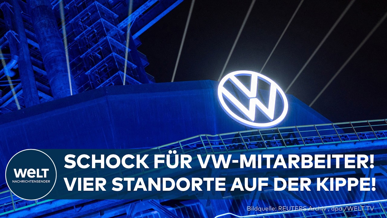 VIER VW-WERKE VOR DEM AUS? Betriebsrat kündigt heftigen Widerstand an