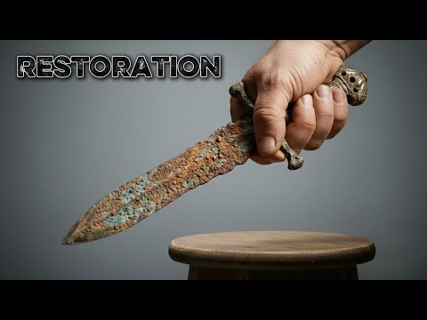 Cinematic ASMR Restoration of the  Roman Silver Dagger (Pugio)