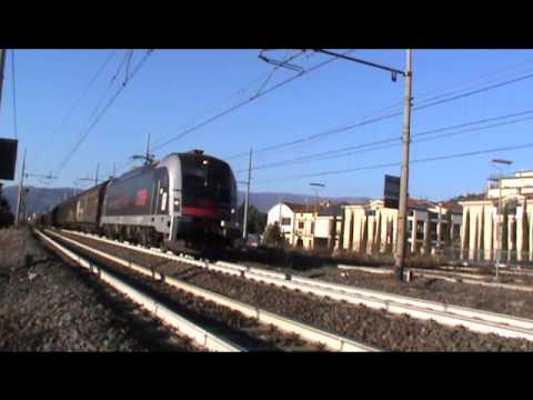 E190.025 OBB "World Record" con l'ultimo Ferrara/Marcianise - Sesto Fiorentino 15/12/2013