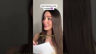 How Aquarius was created ♒️? What‘s your sign?