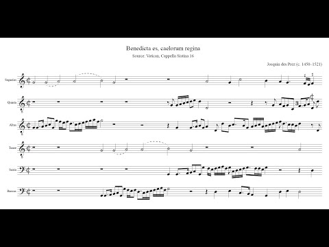 Josquin: Benedicta es, caelorum regina
