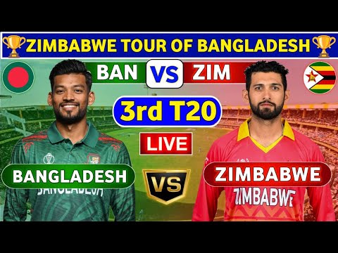 Bangladesh vs Zimbabwe, 3rd T20 | BAN vs ZIM 3rd T20 Live Score & Commentary