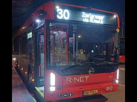 Laatste dienstrit | EBS lijn 30 | Naaldwijk - Zoetermeer CW | Inrukken Zoetermeer - Poeldijk