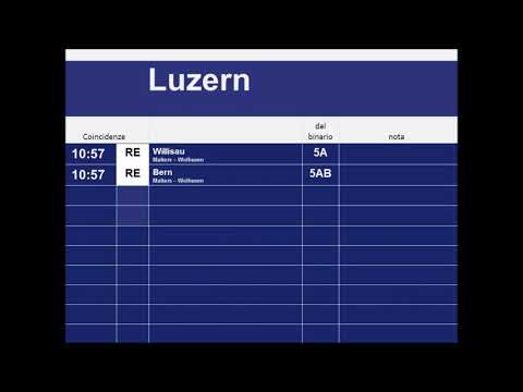 [SBB CFF FFS] Anschlüsse Luzern