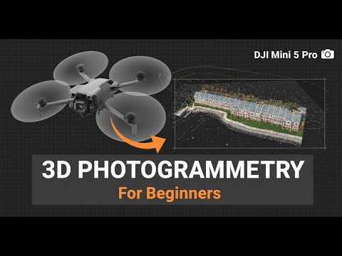 DJI Mini 5 Pro | 3D Photogrammetry Tutorial For Beginners (Step-by-Step Guide)