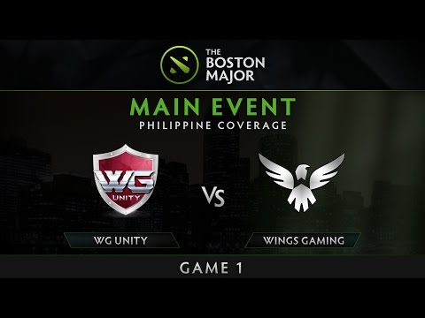 WG.Unity vs Wings Gaming | The Boston Major - Philippine Coverage - Group Stage - Game 1 - Bo3