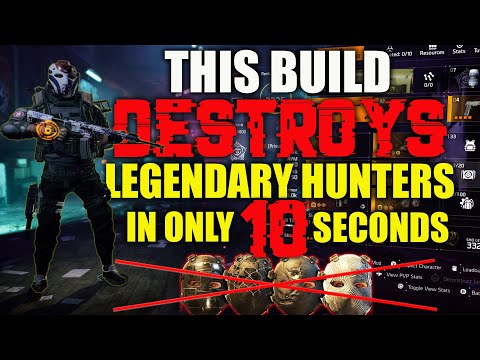 This Build DESTROYS LEGENDARY HUNTERS In ONLY 10 SECONDS | The Division 2 Best SOLO Summit Build