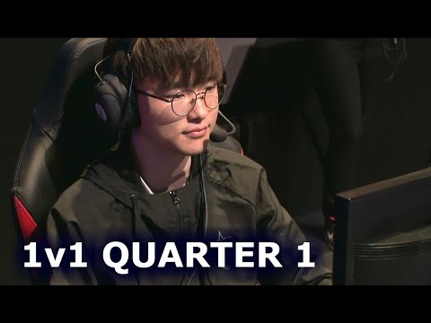 Faker Cassiopeia vs Pabu Darius 1vs1 | Quarter Finals 2018 All-Star Las Vegas | KR vs OCE