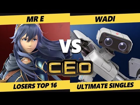 CEO 2019 SSBU - Demise | Mr E (Lucina) Vs. WaDi (ROB) Smash Ultimate Tournament Losers Top 16