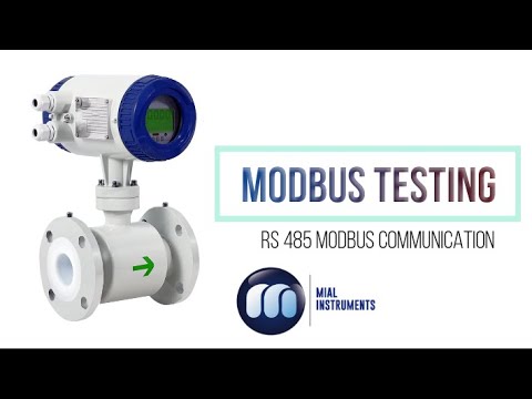 MEF 2100 Electromagnetic (Integral) Flow Meter ModBus Testing #Electromagnetic #FlowMeter #Integral