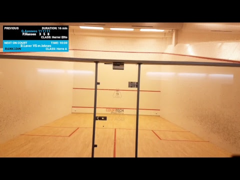 Rankedin - court Bane 4 - Lysaker "Squashbutikken.no" Open 2