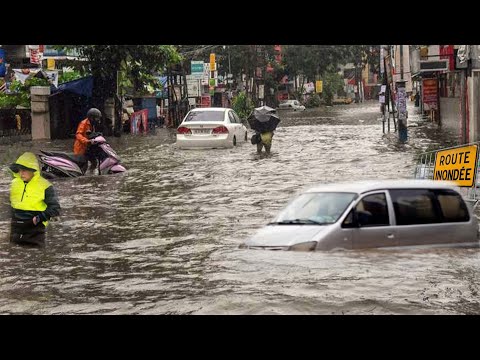 Starker Regen bringt Sturzfluten in die französische Stadt Ag