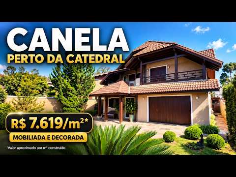 O MENOR PREÇO /m² EM CANELA! Casa mobiliada e decorada pertinho da Catedral de Pedra.