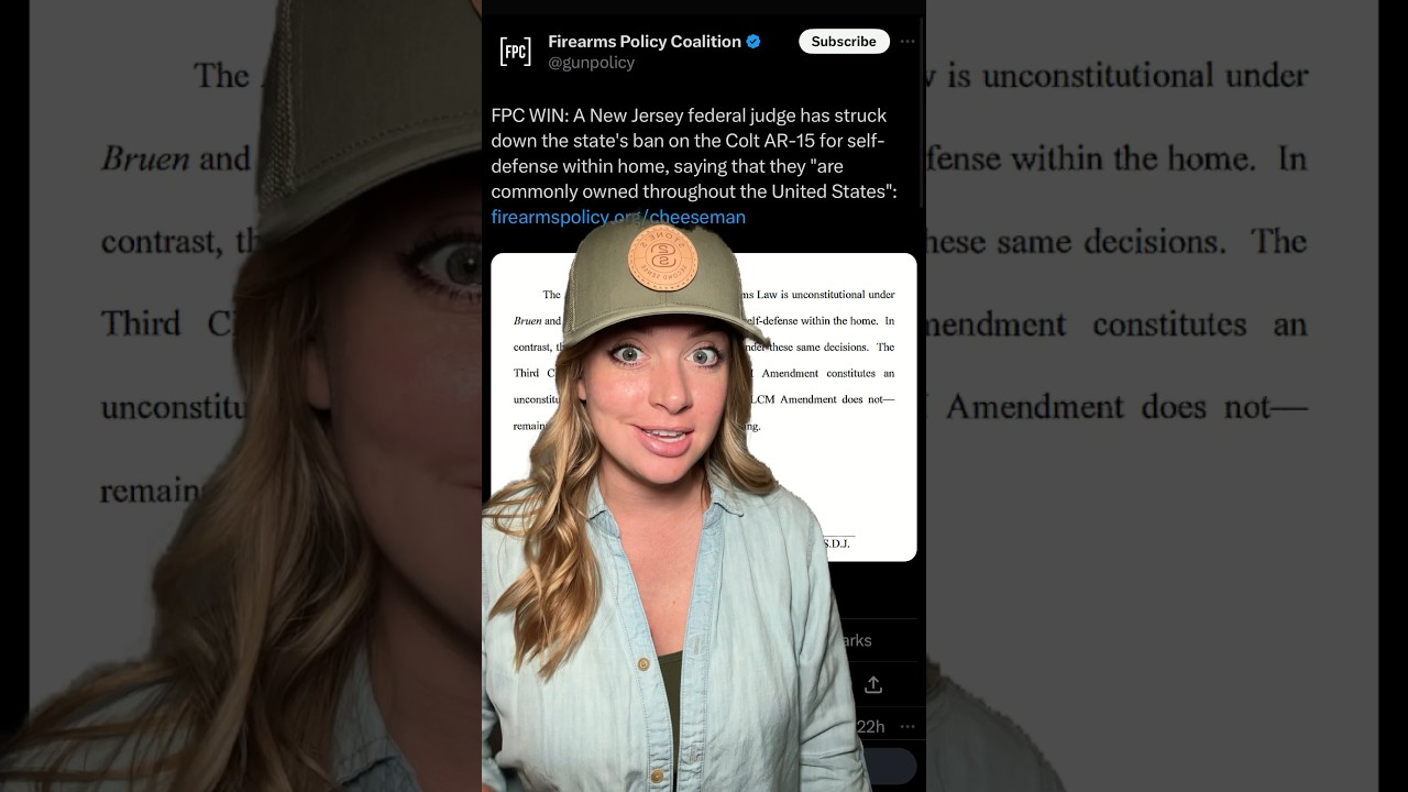Say Bye Bye Unconstitutional AR Ban!!! #2ndamendment #shortsvideo #shortsfeed #2ndamendment #shorts