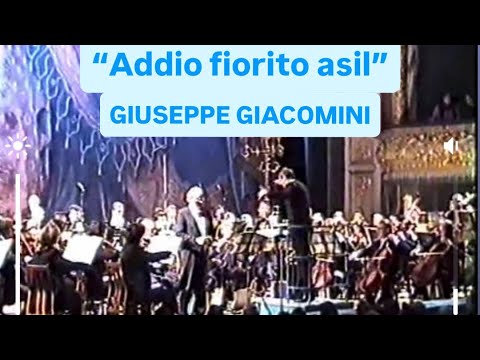 GIUSEPPE GIACOMINI IN CONCERT - RARE❗️❗️❗️ ADDIO FIORITO ASIL - G. PUCCINI