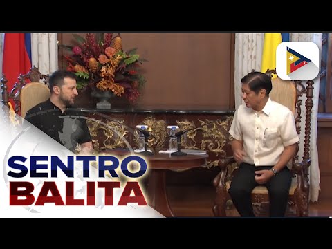 PBBM at Ukrainian Pres. Zelenskyy, nagpulong sa Malacañang