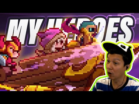 I SPENT THE WHOLE DAY JUST PLAYING THIS ARCADEY GAME - MY HEROES