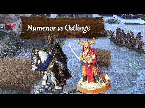 NUMENOR vs OSTLINGS - Middle-earth Battle Report (German) - Lord of the Rings/The Hobbit