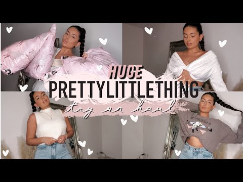 HUGE NEW IN PRETTY LITTLE THING TRY ON HAUL! NEARLY £400 (22 ITEMS) · AUTUMN/WINTER | Emily Philpott