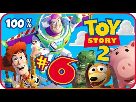 Disney's Toy Story 2: Buzz Lightyear to the Rescue Walkthrough Part 6 (PS1, N64) 100% Elevator Hop