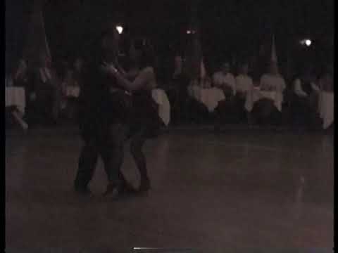  Omar Vega  and  Michelle Badion  are  dancing  in  1998