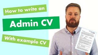 Administrator CV writing guide + example CV [Land top admin jobs]