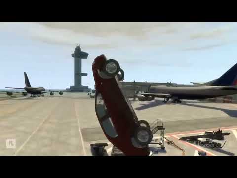 GTA 4 IV PC DACIA LOGAN 2008 MOD CRASH TESTING (HD 720p)