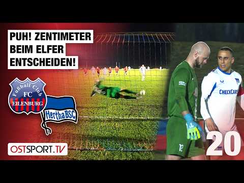 Phew! Centimeters decide the penalty! Eilenburg - Hertha II | Regionalliga Nordost