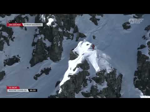 Aymar Navarro sólo se fractura el hombro en una caída estremecedora en Verbier