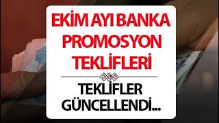 EMEKLİ PROMOSYON EKİM 2025 TEKLİFLERİ (TÜM BANKALAR): Hangi banka ne k