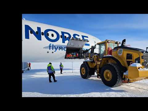 Frozen first as Boeing 787 Dreamliner makes landing in Antarctica