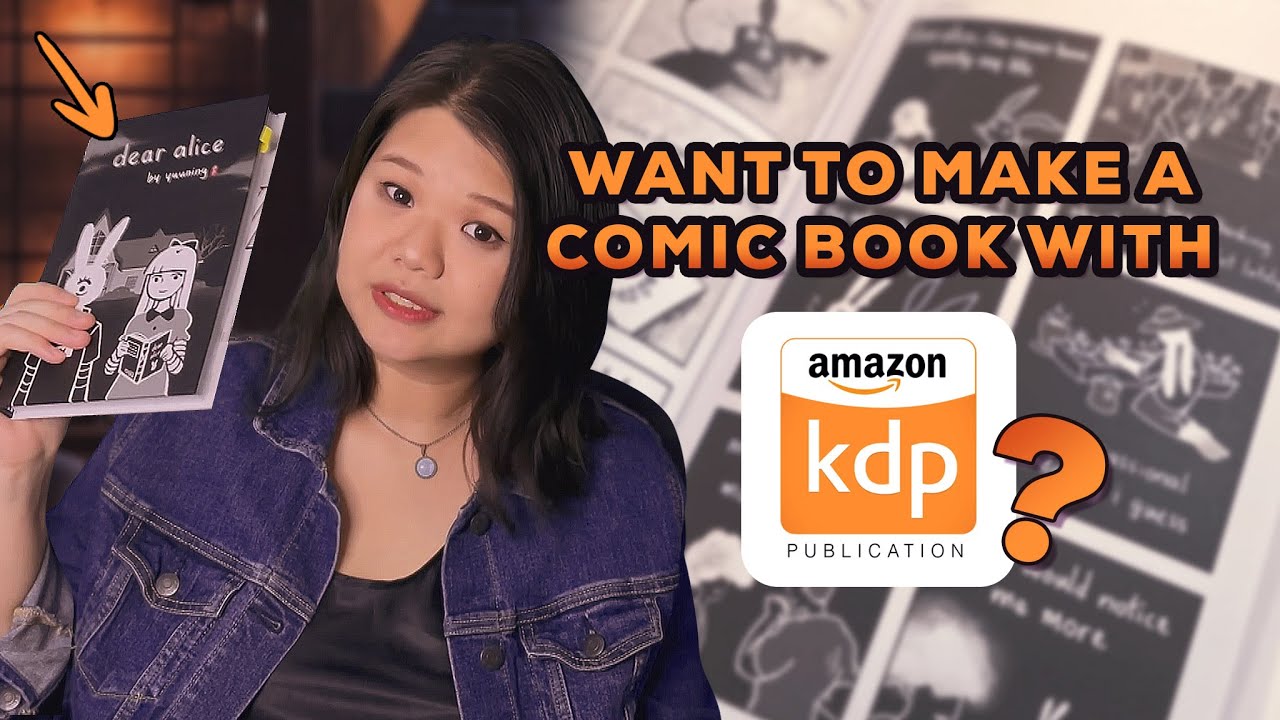 how i publish my comic book on amazon kdp