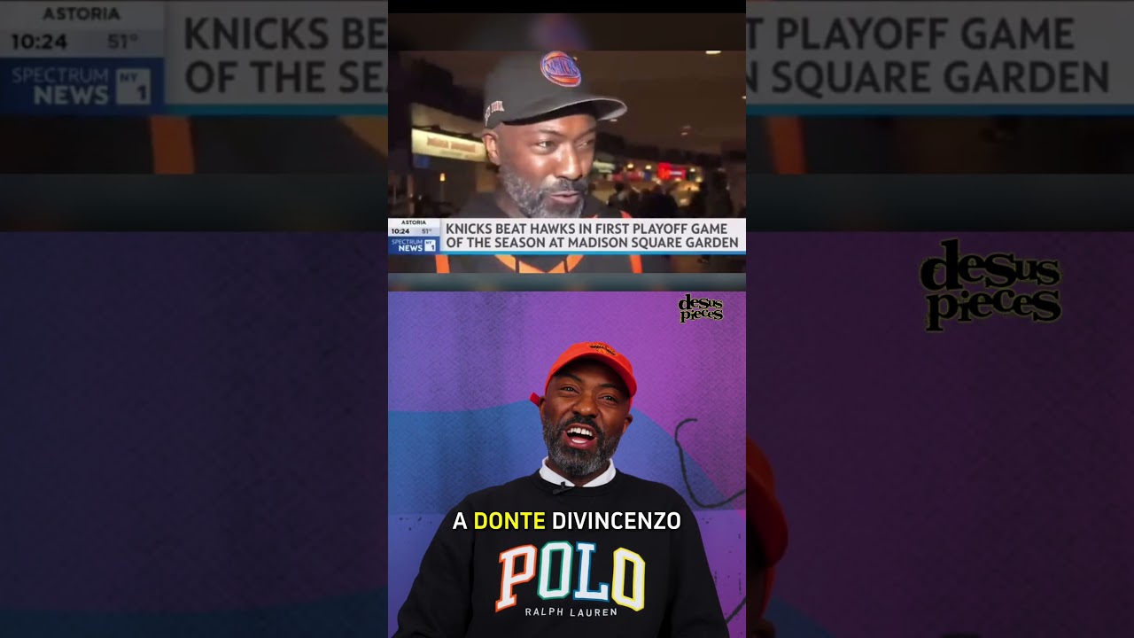 Desus brought luck to the Knicks in Game 1 (didn't attend Game 2)