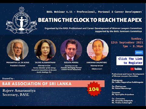 BASL Webinar 4.11 - Beating the clock to reach the Apex