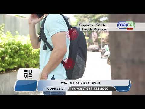 EUME Wave Massager Backpack  (Code:7512) SHORT VIDEO 15632