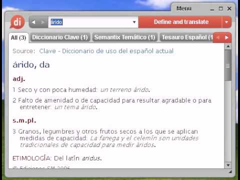 Definición de árido