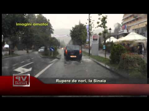 Rupere de nori, la Sinaia