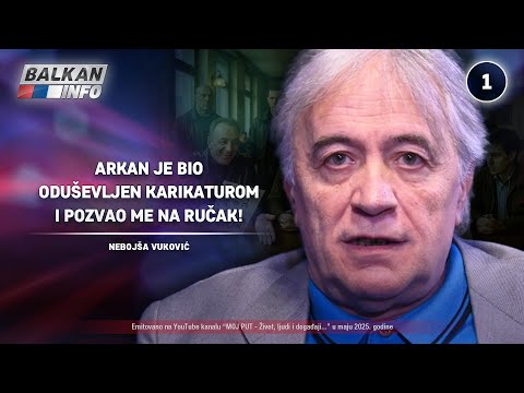 INTERVJU: Nebojša Vuković – Arkan je bio oduševljen karikaturom i pozvao me na ručak! (12.05.2025)