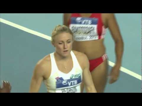 Istanbul 2012 Competition: 60m Hurdles Women Qualification - Sally Pearson AUS