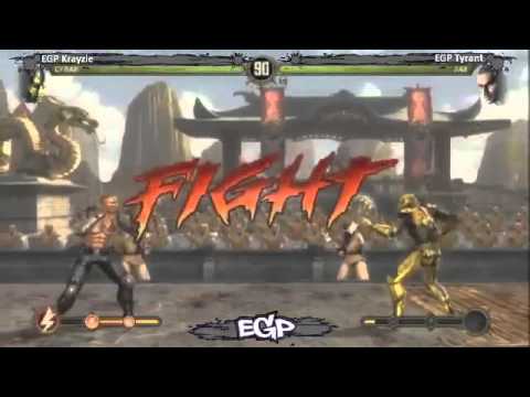 EGP Krayzie (Cyrax) vs EGP Tyrant (Jax) - Mortal Souls MK9