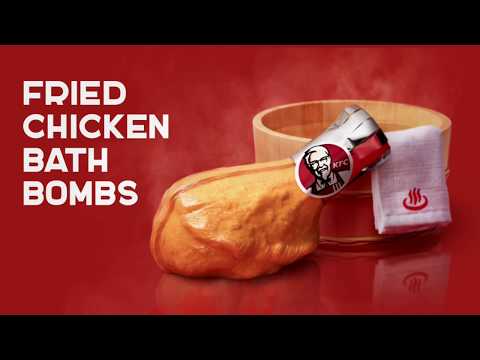 ⁣Fried Chicken Bath Bombs