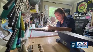 Navy veteran creates intricate Louisiana art