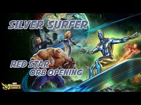 Giong all out on Silver Surfer Red Star Elite 6 and 5 Opening - Marvel Strike Force MSF