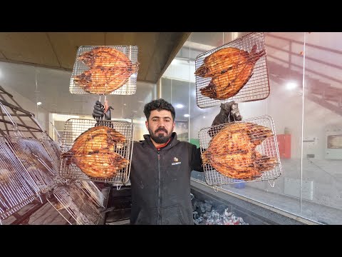 Kurdistan! Best Style of Grilled Fish On Charcoal | IRAQ! Slemani Street Food