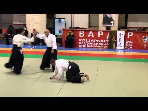 Michele Quaranta shihan - embukai for 10 years Anniversary of Henbo Aikido Dojo - Skopje