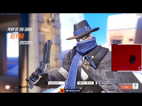 GALE HUMAN AIMBOT SOLDIER 76 AND CASSIDY! POTG! [ OVERWATCH 2 SEASON 5 TOP 500 ]