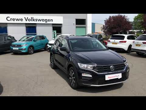 Approved Used Volkswagen T-Roc SE 1.0TSI in Deep Black - DA20ZGM