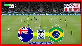 Austrália x Brasil | Amistoso Internacional 2026 | Jogo de Hoje Simulação