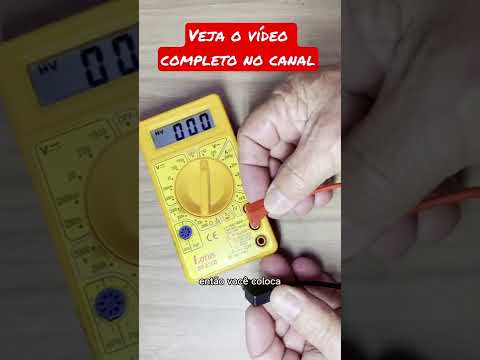 Como usar o multímetro?